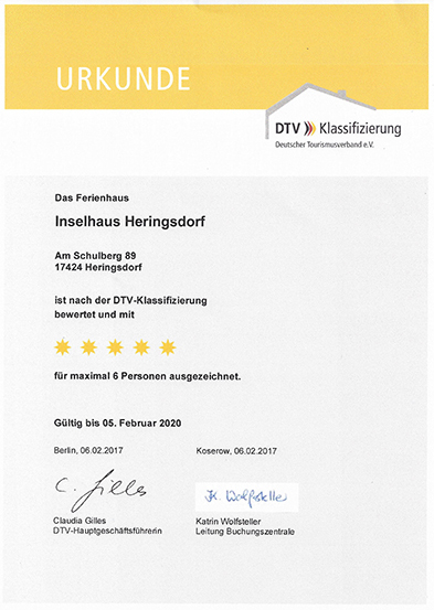 DTV Zertifikat Zempin 2017